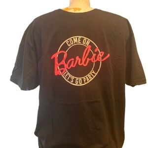 💎 NWOT Barbie Graphic Softstyle Black T-Shirt Size XL